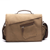 Ekphero Homme Rétro Sac de Message Sac à Bandoulière Antichoc avec Poche pour 15, 6 Pouces Ordinateur Portable