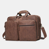 Ekphero Hommes Multifonction Multi-poches Enseignant Sac Vintage Grande Capacité 15, 6 Pouces Ordinateur Portable Sacs Po