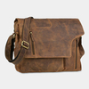 Ekphero Hommes Multifonction Vintage Multi-Poches Sac À Bandoulière Décontracté Polyvalent Sac À Bandoulière
