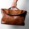 Ekphero Hommes Sac À Main Casual Multifonction Pliable Sac À Bandoulière Solide Sac Daffaires