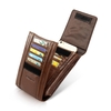 Ekphero Hommes Véritable En Cuir Vintage Carte Titulaire Téléphone Sac Pour iPhone 8 P