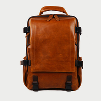 Ekphero Men - Sac à dos à rabat pour ordinateur portable multifonctionnel décontracté