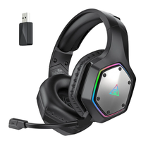 EKSA E1000WT Gaming Headset 7.1 Surround Wireless bluetooth Headphone 50mm Powerful Driver ENC Call Noise Cancelling 36H
