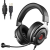 EKSA E900Plus casque de jeu virtuel 7.1 son surround ENC réduction du bruit micro amovible casque Gamer pour PS4 ordinat