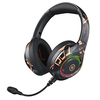 EL-A2 Casque de jeu 40 mm Diaphragme bluetooth 5.1 Casque sans fil à longue endurance monté sur la tête avec micro détac