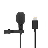 Elebest Lightnings Lavalier Microphone USB Microphone à condensateur de pointage omnidirectionnel pour ancre de jeu d&3