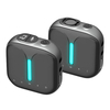 Elebest M18 Bluetooth 5.0 Récepteur de microphone sans fil DSP antibruit 400 mAh Batterie 25 g léger extérieur vidéo Min