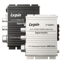 ELEGIANT LP-2020A UK Plug 12V Adaptateur Secteur HiFi CD MP3 MP4 Autoradio 2Ch Class-T Amplificateur Stéréo Accessoires