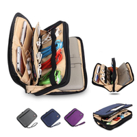 ELEGIANT Multi-function Nylon Sac de rangement numérique Organisateur daccessoires électroniques polyvalent