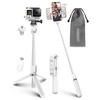 ELEGIANT Selfie Stick en aluminium léger tout en One Trépied Bluetooth extensible avec télécommande pour iPhone Galaxy p