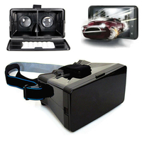 ELEGIANT Virtual Reality VR Glasses pour téléphone portable 3D Glass Wearing Head Wear Stéréoscopique Lunettes 3D