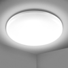 Elfeland 23CM 24W Moderne Plat Rond LED Plafonnier 2200LM IP54 Chambre Lampe Dintérieur AC85-265V