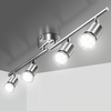Elfeland 4 voies LED Spots de plafond pour ampoule GU10 Downlight Lampe de projecteur de salle de bain