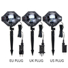 Elfeland LED Lumières de chute de neige avec télécommande Étanche Rotatif Flocons de neige Projecteur Projecteur de lumi