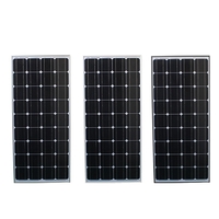 Elfeland® SP-100W12V 1200x540x30mm 100W Panneau Solaire Pour 12V Batterie 5 M Câble Moteur Maison Caravane Bateau Camp R