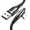 Elough Coude à 90° Port USB-C/Apple vers USB-A Câble Ligne de câble de transmission de données de charge rapide 1 m/2 m