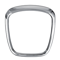 Emblème surround de couverture de garniture de volant de voiture pour Audi A4 B6 B7 B8 A6 C6 A5