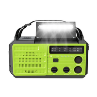 Emergency Hand Crank Radio with LED Flashlight for Emergency,  AM/FM NOAA Portable Weather Radio with 8000mAh Power Bank