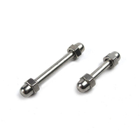 En acier inoxydable clés droites outils de stockage de stockage clip trousseau diy gadget edc