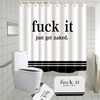 Ensemble de housse de siège de toilette pour salle de bain imperméable à leau de mots anglais