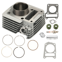 Ensemble de Kit dextrémité supérieure de segments de Piston de cylindre de moto pour Yamaha TTR125 TTR125E 125 2000