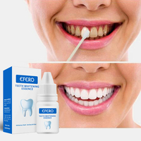 Ensemble de liquide de blanchiment des dents coton-tige enlever les taches de fumée taches de café plaque dentaire netto