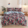 Ensemble de literie taie doreiller housse de couette ensembles de linge de lit drap de couette couvre les draps pou