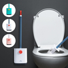 Ensemble de nettoyage de brosse et support de toilette Outil de nettoyage de toilette de salle de bain sur pied