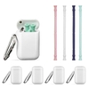 Ensemble de paille en silicone pliable Paille en silicone de qualité alimentaire avec brosse à paille Ensemble de boîte