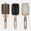 Ensemble de peigne à coussin dair professionnel masseur de cuir chevelu en métal peignes de brosse à cheveux brosse