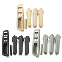 Ensemble de poignées de porte Interio noir pour cache-interrupteur pour VW Jetta Golf Bora MK4