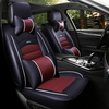 Ensemble de protections de coussin de couverture de siège Surround en cuir complet pour voiture à cinq places