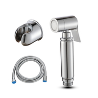 Ensemble de pulvérisateur de bidet de toilette à main 3pcs Kit Douche Cuivre Porte-couche de salle de bain