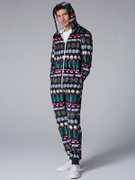 Ensemble de pyjama à capuche de vacances pour homme