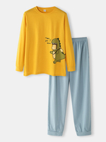 Ensemble de pyjama à la maison à manches longues respirant et respirant pour hommes