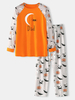Ensemble de pyjama décontracté à manches longues pour hommes