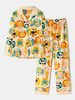 Ensemble de pyjama en coton à manches longues pour femmes