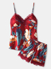 Ensemble de pyjama sans manches pour femmes
