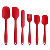 Ensemble de spatules en caoutchouc antiadhésif 6 pièces Ensemble dustensiles de cuisine spatule résistant à la chal