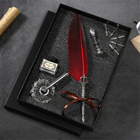 Ensemble de stylo à encre plume Vintage plume stylo plume calligraphie ensemble décriture entreprise cadeau boîte f
