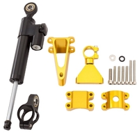 Ensemble de support de montage damortisseur de stabilisateur de direction de moto commande de sécurité inversée pou