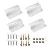 Ensemble de support en Z pour panneau solaire en métal pour caravane marine Yacht RV