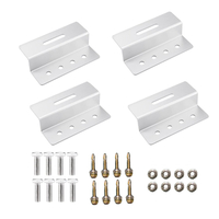 Ensemble de support en Z pour panneau solaire en métal pour caravane marine Yacht RV