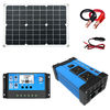 Ensemble de système dalimentation solaire 18W Panneau solaire 300W Onduleur 30A Kit de contrôleur Panneau solaire B
