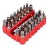 Ensemble de tournevis 33pcs Set Torx Spanner Star Hex Holder Rod Screwdriver Tool