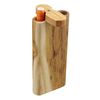 Ensemble de tuyaux en bois pour dugout T obacco avec étui à cigarettes