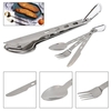 Ensemble de vaisselle dextérieur 3-en-1 IPRee® Fournitures de cuisine de camping Pique-nique à la maison Outils de