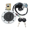 Ensemble de verrouillage de capuchon de commutateur dallumage avec 2 clés pour Suzuki GSXR600 97-00 GSXR750 93-99