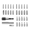 Ensemble dextracteurs de vis endommagés 33pcs avec porte-embouts de tournevis pour kits de dissolvant de vis d