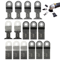 Ensemble doutils de 15 lames de scie à mélange pour outils oscillants Fein Multimaster